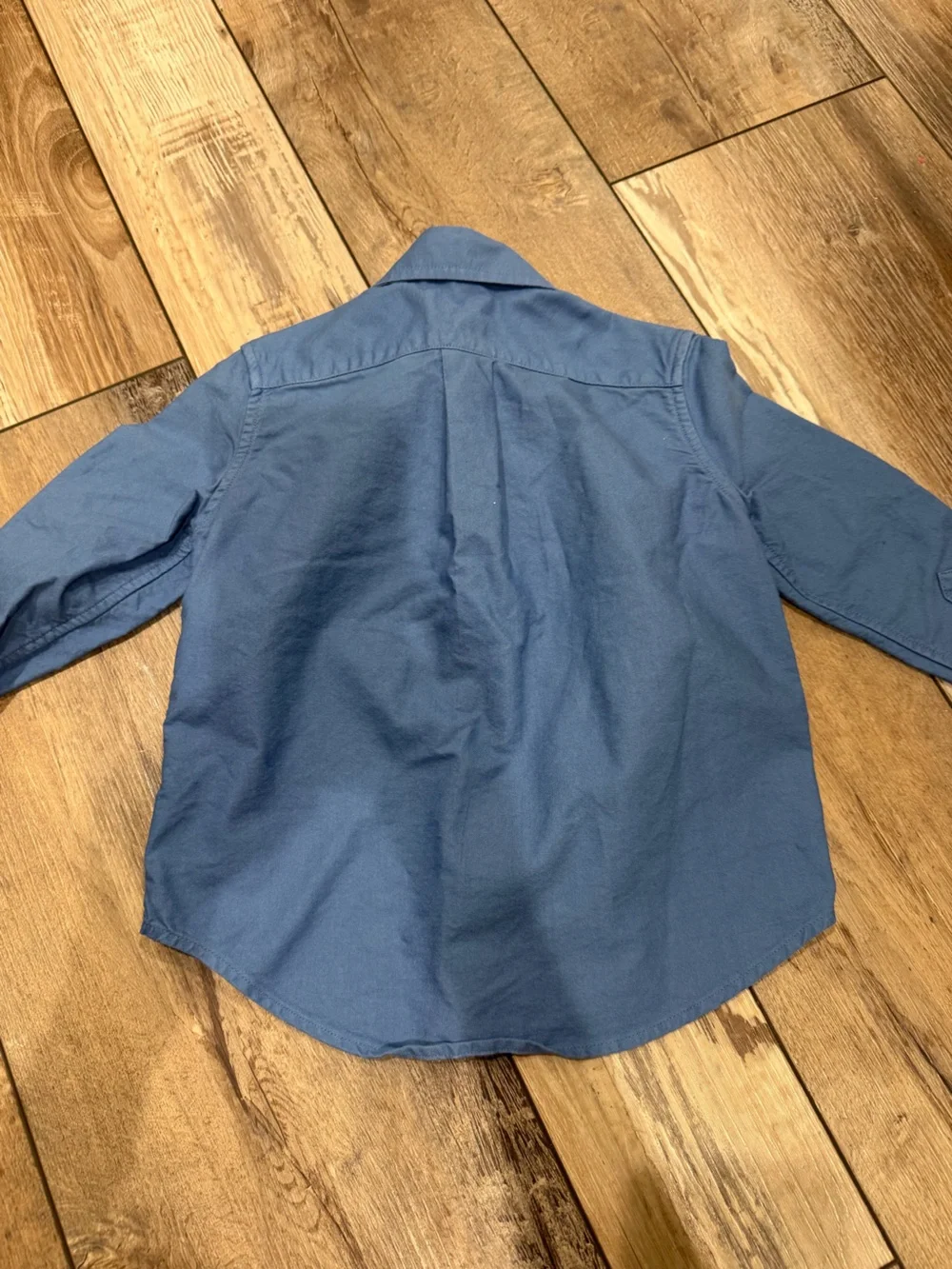 Ralph Lauren Boys Oxford Shirt in Bastille Blue Size 3